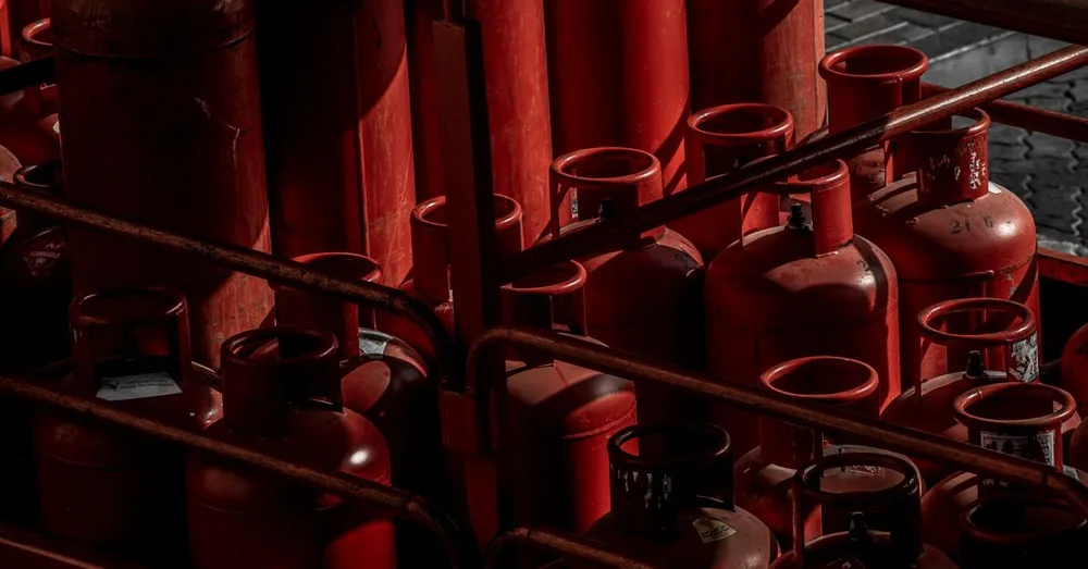 Máy bán gas, bình gas tự động — hình ảnh thực tế 2