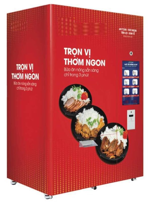 máy bán cơm tự động công nghệ làm nóng tiên tiến máy bán cơm tự động công nghệ làm nóng tiên tiến
