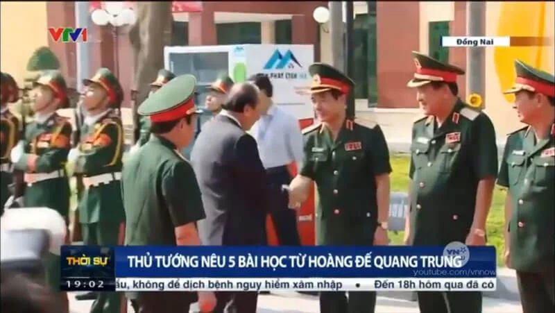 máy bán hàng tự động tại doanh trại quân đội