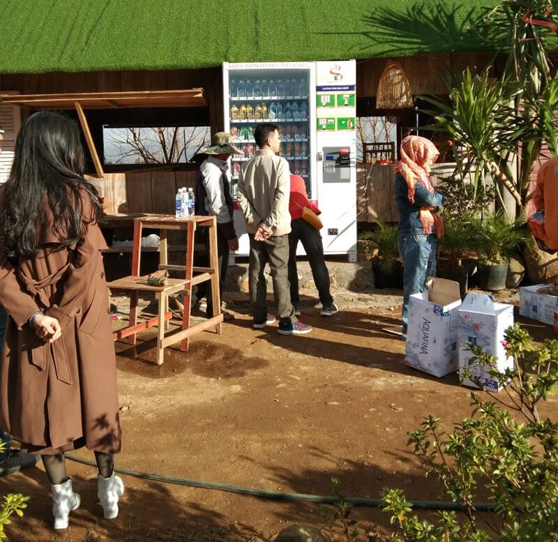 Kinh doanh máy bán hàng tự động tại Măng Đen