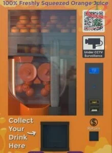 máy bán nước cam tự động
