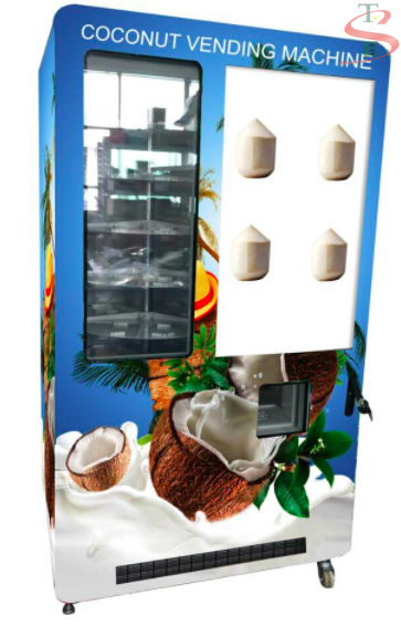 máy bán hàng thông minh cho sản phẩm trái dừa tươi